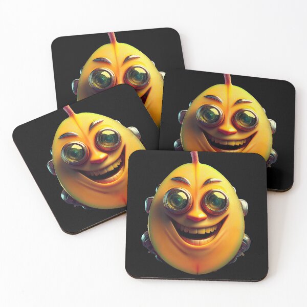 Item preview, Mango Smile Face | Fruits Patterns | Fruit Creatures Collection designed and sold by monkeybusiness.pt.
