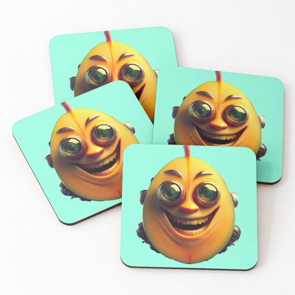 Item preview, Mango Smile Face | Fruits Patterns | Fruit Creatures Collection designed and sold by monkeybusiness.pt.