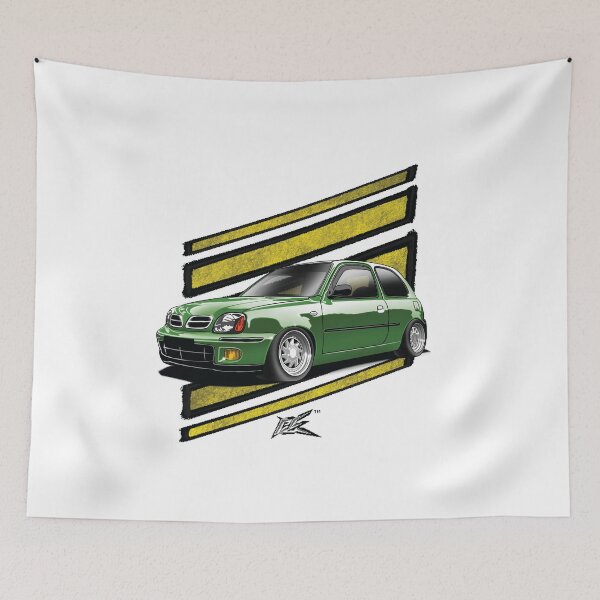 Item preview, march micra k11 hatchback green  designed and sold by NaquashM.