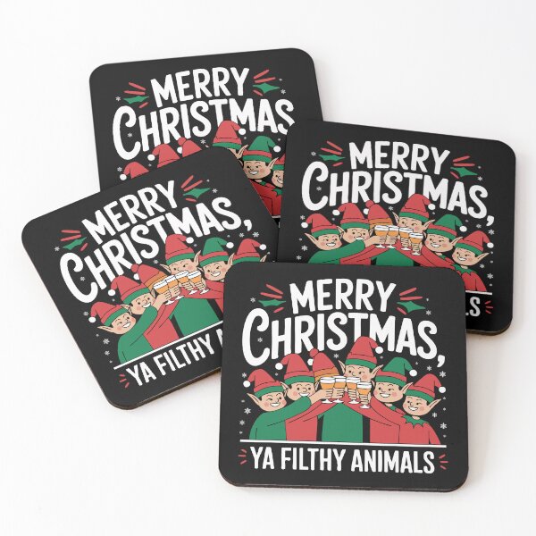 Item preview, Merry Christmas Ya Filthy Animals designed and sold by TrippyOutfitter.