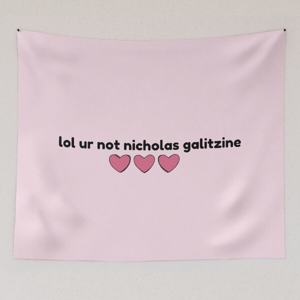 Item preview, Nicholas Galitzine Sticker, lol ur not designed and sold by baranskini.