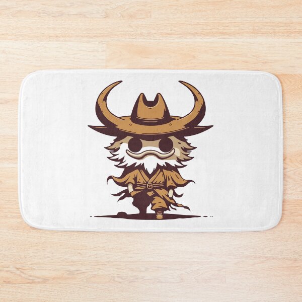 Item preview, Cute Furry Yokai Cowboy with Mustache and Hat designed and sold by Yokai-Infinity.