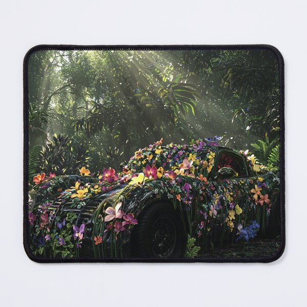 Item preview, Nature's Overtake: The Bloom of Forgotten Roads designed and sold by oanaunciuleanu.