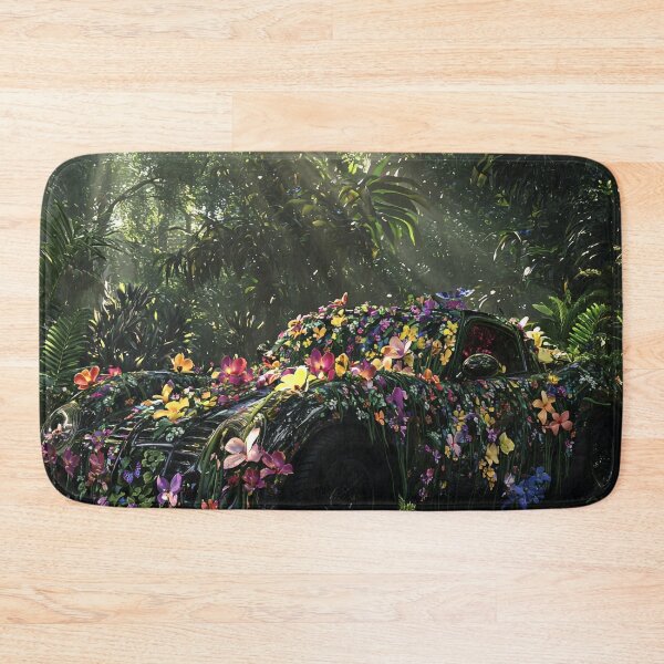 Item preview, Nature's Overtake: The Bloom of Forgotten Roads designed and sold by oanaunciuleanu.