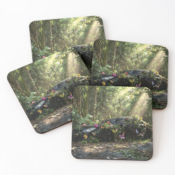 Item preview, Nature's Overtake: The Bloom of Forgotten Roads designed and sold by oanaunciuleanu.