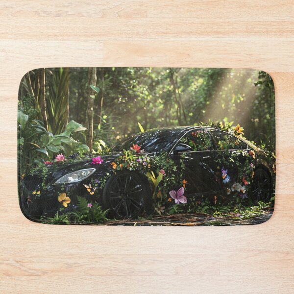 Item preview, Nature's Overtake: The Bloom of Forgotten Roads designed and sold by oanaunciuleanu.