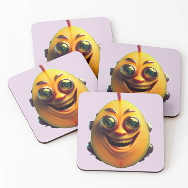 Item preview, Mango Smile Face | Fruits Patterns | Fruit Creatures Collection designed and sold by monkeybusiness.pt.