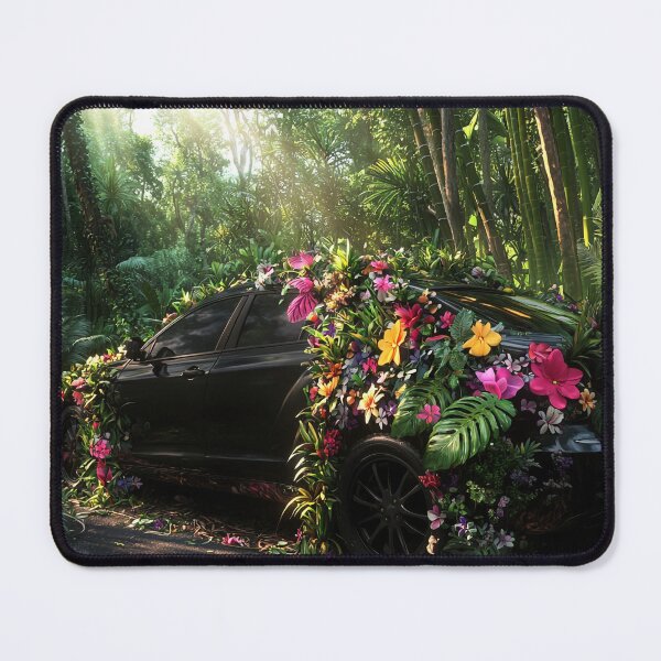 Item preview, Nature's Overtake: The Bloom of Forgotten Roads designed and sold by oanaunciuleanu.