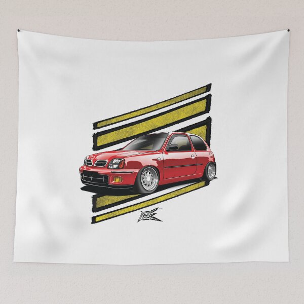 Item preview, march micra k11 hatchback red designed and sold by NaquashM.