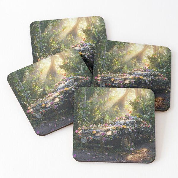 Item preview, Nature's Overtake: The Bloom of Forgotten Roads designed and sold by oanaunciuleanu.