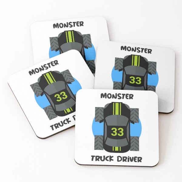 Item preview, Monster truck driver designed and sold by FirstTimeTees.