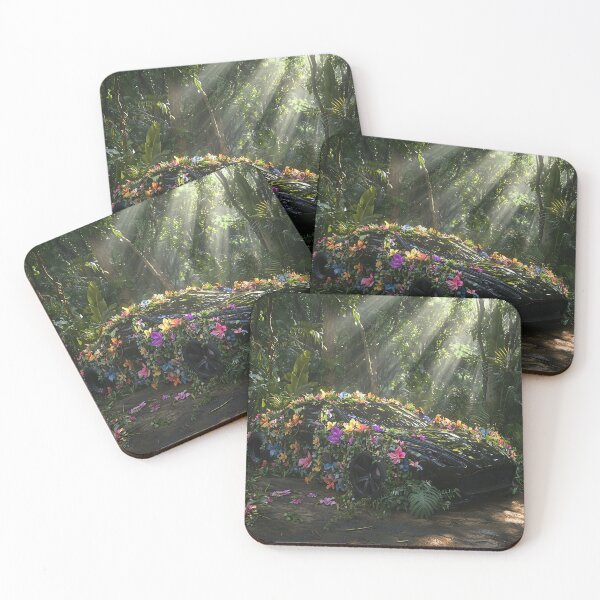 Item preview, Nature's Overtake: The Bloom of Forgotten Roads designed and sold by oanaunciuleanu.