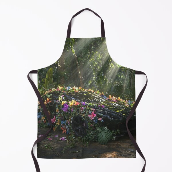 Item preview, Nature's Overtake: The Bloom of Forgotten Roads designed and sold by oanaunciuleanu.