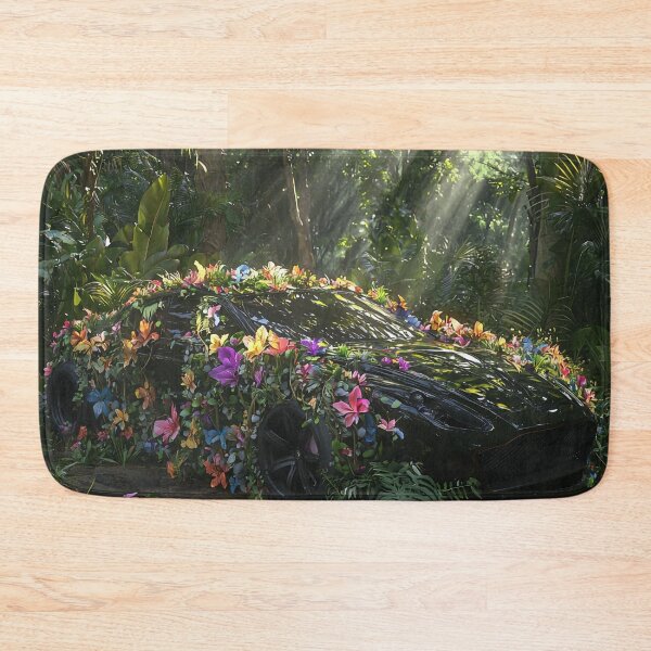 Item preview, Nature's Overtake: The Bloom of Forgotten Roads designed and sold by oanaunciuleanu.