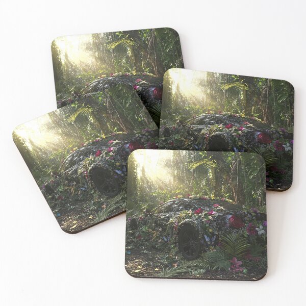 Item preview, Nature's Overtake: The Bloom of Forgotten Roads designed and sold by oanaunciuleanu.