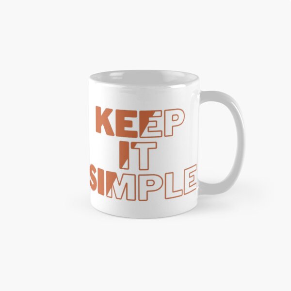 Aperçu de l'œuvre Restez simple créée et vendue par WittyWhispers.