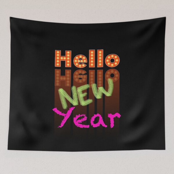 Item preview, Hello New Year - Happy New Year designed and sold by SzaboMarta.