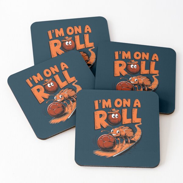 Item preview, I'm On A Roll Funny Dung Beetle Quote designed and sold by TheArtOfPat.