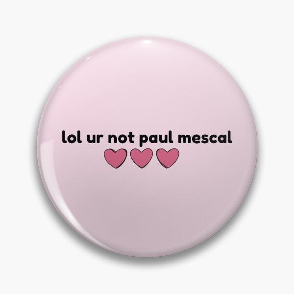 Item preview, Paul Mescal Sticker, lol ur not designed and sold by baranskini.