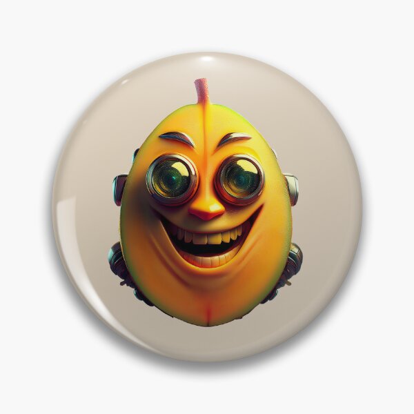 Item preview, Mango Smile Face | Fruits Patterns | Fruit Creatures Collection designed and sold by monkeybusiness.pt.