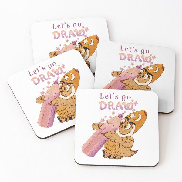 Item preview, Archimedes owl - Let's go draw! designed and sold by DiCarolArt.