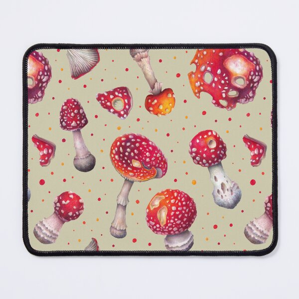 Item preview, Mushroom Confetti on Beige Background designed and sold by Forest of Wonders.