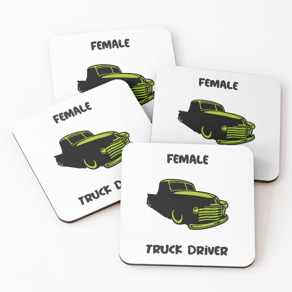 Item preview, Female truck driver designed and sold by FirstTimeTees.