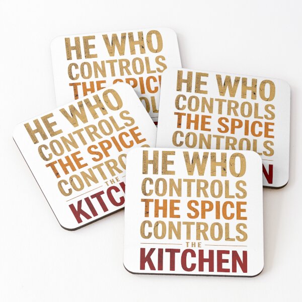 Item preview, He who controls the spice, controls the kitchen designed and sold by Angry Swan Designs.