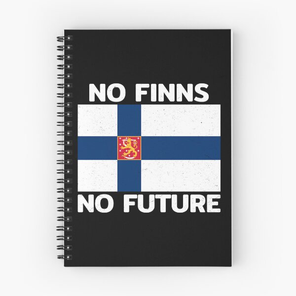 Item preview, No Finns No Future designed and sold by NicGrayGraphic.