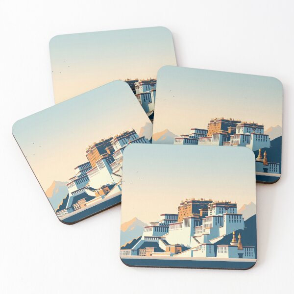 Item preview, Potala Palace Minimalism Art Style designed and sold by artofuniverse.