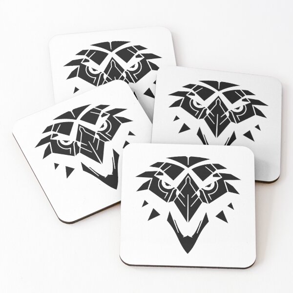 Item preview, Witcher Black Game Symbol  designed and sold by Kubala Designs.
