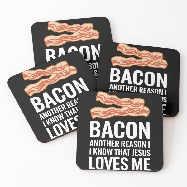 Item preview, Baccon and Jesus love me designed and sold by InsanseCreation.