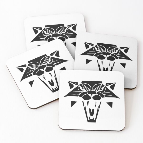Item preview, Witcher Black Game Symbol  designed and sold by Kubala Designs.