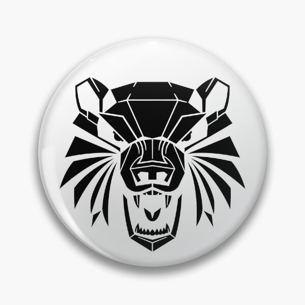 Item preview, Witcher Black Game Symbol  designed and sold by Kubala Designs.