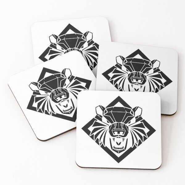 Item preview, Witcher Black Game Symbol  designed and sold by Kubala Designs.