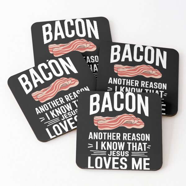 Item preview, Bacon and Jesus love me designed and sold by InsanseCreation.