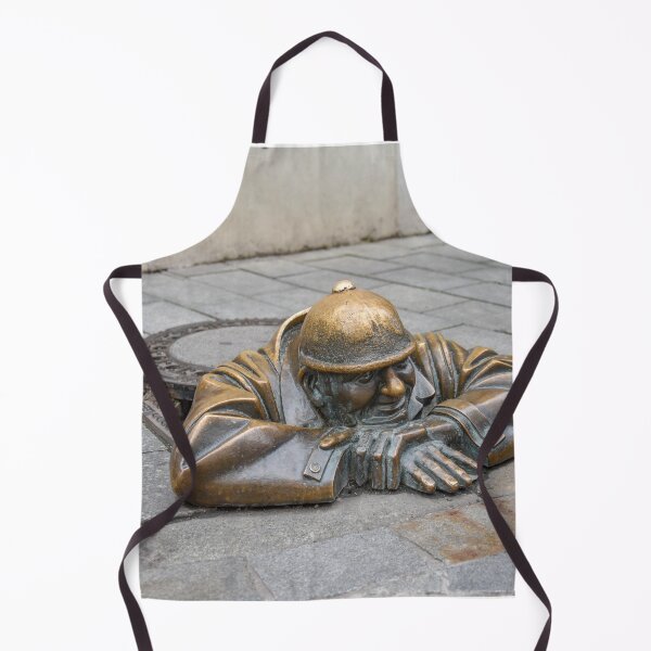 Item preview, Smiling Sewer Worker Statue, Bratislava, Slovakia designed and sold by Catherine Sherman.