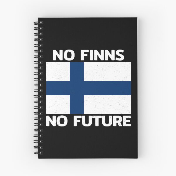 Item preview, No Finns No Future designed and sold by NicGrayGraphic.