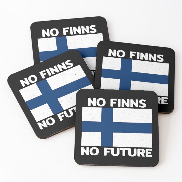 Item preview, No Finns No Future designed and sold by NicGrayGraphic.