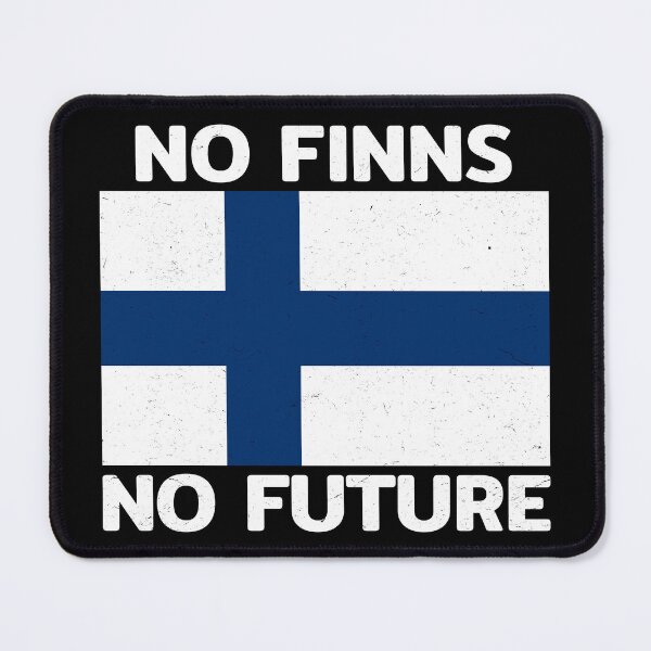 Item preview, No Finns No Future designed and sold by NicGrayGraphic.