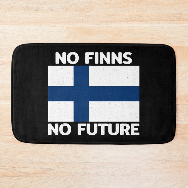Item preview, No Finns No Future designed and sold by NicGrayGraphic.