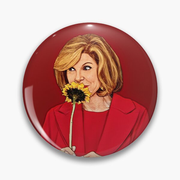 Item preview, Diane Lockhart The Good Fight Sunflower designed and sold by baranskini.