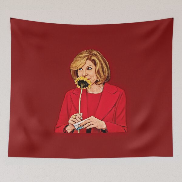 Item preview, Diane Lockhart The Good Fight Sunflower designed and sold by baranskini.
