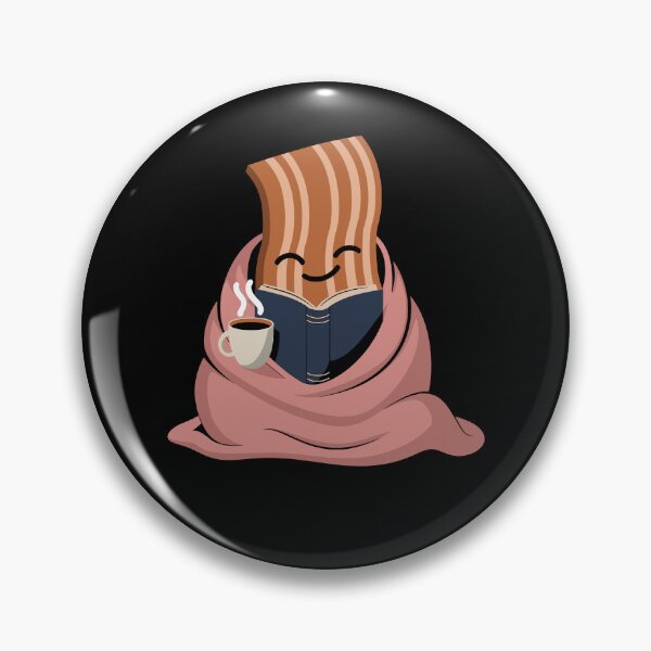 Item preview, Bacon can read books designed and sold by InsanseCreation.