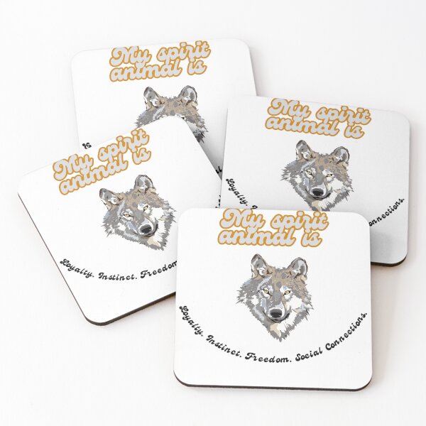 Item preview, My Spirit Animal The Wolf designed and sold by Soujji-Designs.