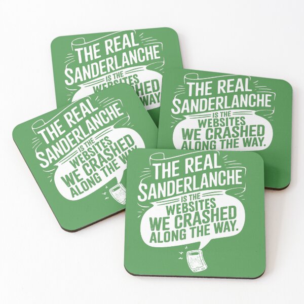 Item preview, Copy of Funny quote The Real Sanderlanche: Websites We've Impacted designed and sold by Adventure paradise ⭐⭐⭐⭐⭐.