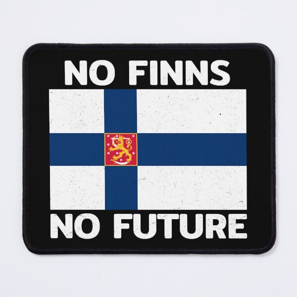 Item preview, No Finns No Future designed and sold by NicGrayGraphic.