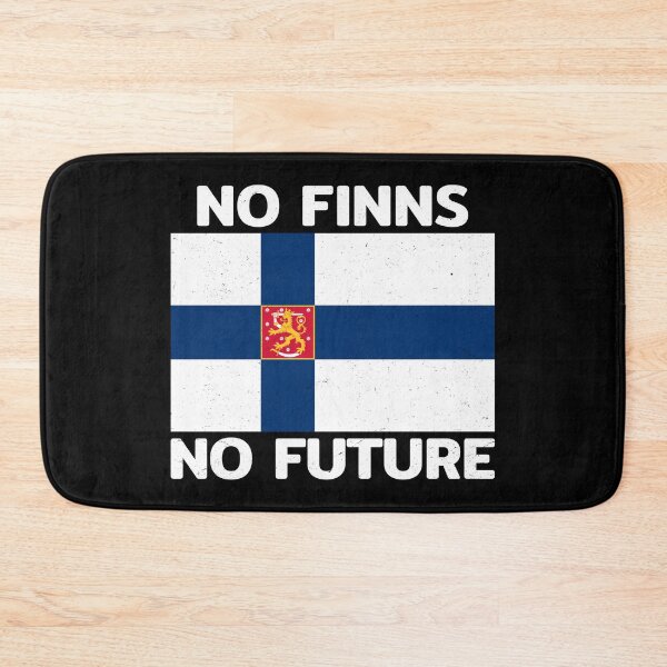 Item preview, No Finns No Future designed and sold by NicGrayGraphic.