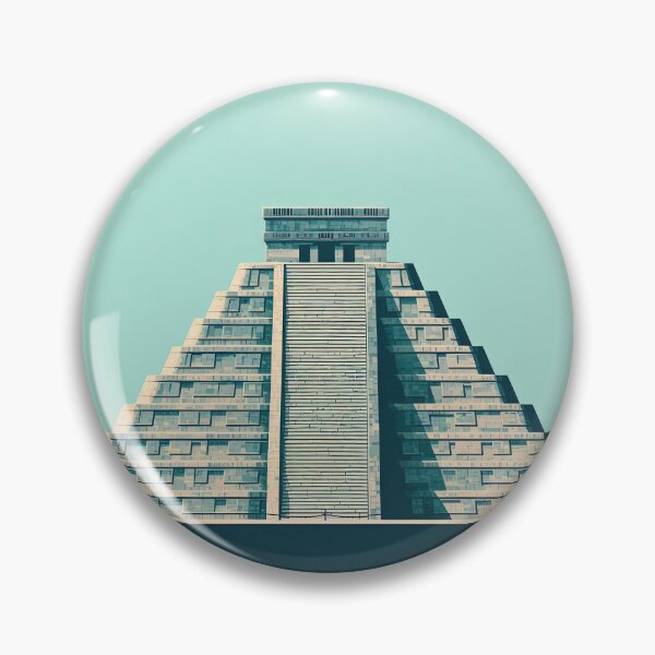 Artikelvorschau, Chichen Itza Minimalismus Kunststil entworfen und verkauft von artofuniverse.