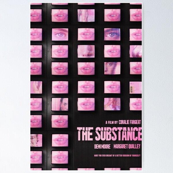 Item preview, The Substance Unique Film Poster designed and sold by Waters of Eden.